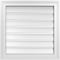 Ekena Millwork Vertical Surface Mount PVC Gable Vent: Functional, w/ 2"W x 1-1/2"P Brickmould Frame, 22"W x 22"H GVPVE22X2202SF - alternate 1